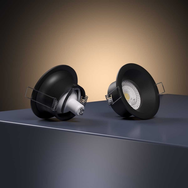 Светильник встраиваемый Elektrostandard Andi (25061/01) GU10 черный IP44 a070143