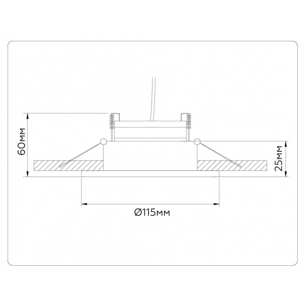 Встраиваемый светильник Ambrella light TECHNO SPOT TN52334