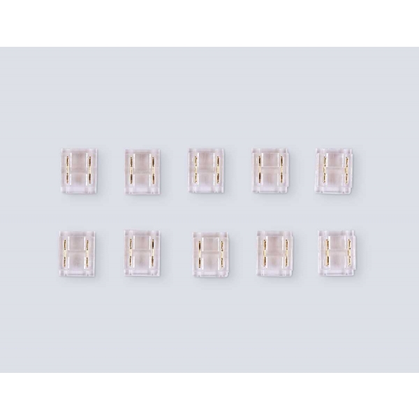 Соединитель прямой  AMBRELLA LIGHT ILLUMINATION COB 12/24V для лент 8/10mm (2 конт.) (10шт. в комплекте) GS6361