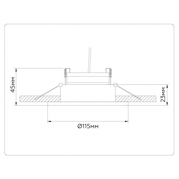 Встраиваемый светильник Ambrella light TECHNO SPOT TN51911