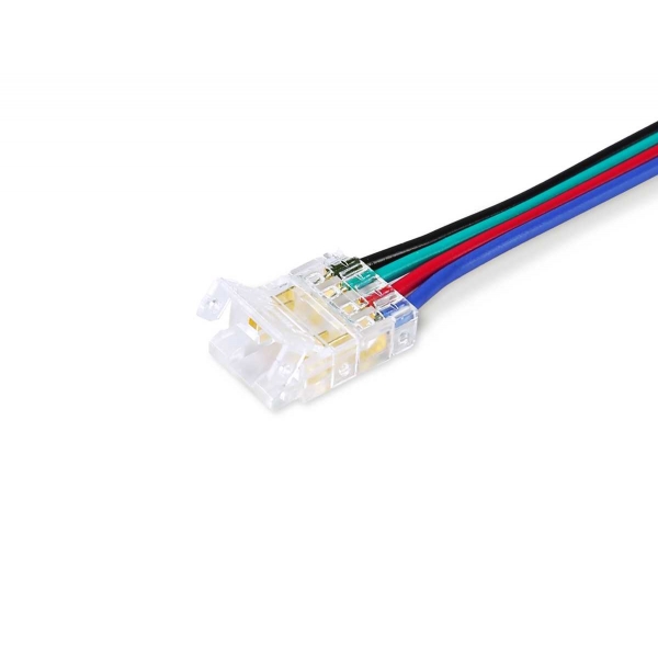 Соединитель гибкий двухсторонний AMBRELLA LIGHT ILLUMINATION COB RGB 12/24V для лент 10mm (4 конт.) (5шт. в комплекте) GS7921