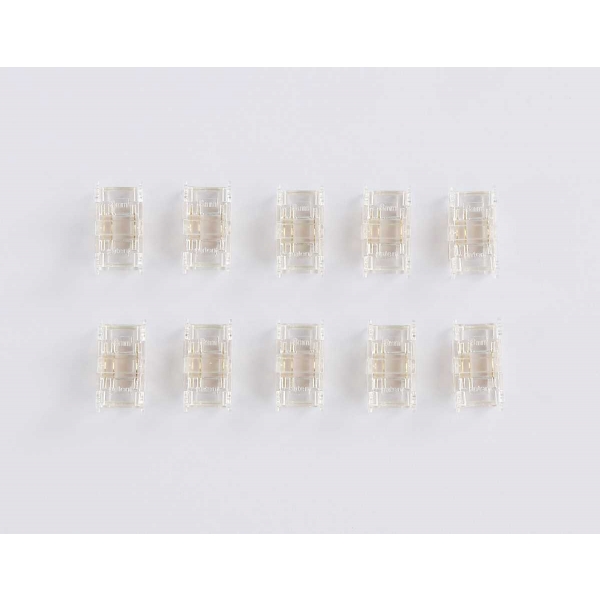 Соединитель прямой AMBRELLA LIGHT ILLUMINATION COB CCT 12/24V для лент 8mm (3 конт.) (10шт. в комплекте) GS6366