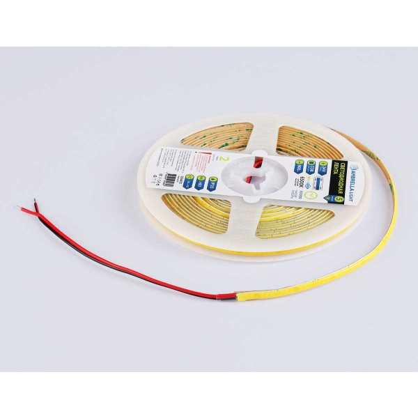 Светодиодная лента Ambrella Light GS4613 COB 400Led/10W m/ 24V IP20 6500K/ 5m*5mm*2.1mm (2 конт.) GS4613