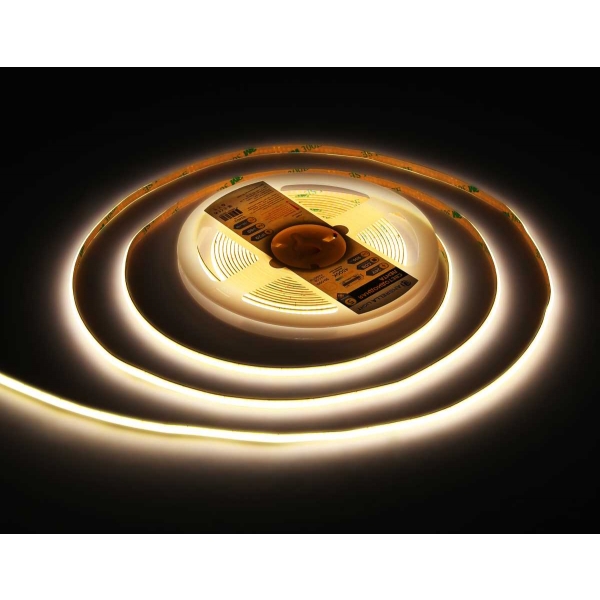 Светодиодная лента Ambrella Light GS4612 COB 400Led/10W m/ 24V IP20 4500K/ 5m*5mm*2.1mm (2 конт.) GS4612