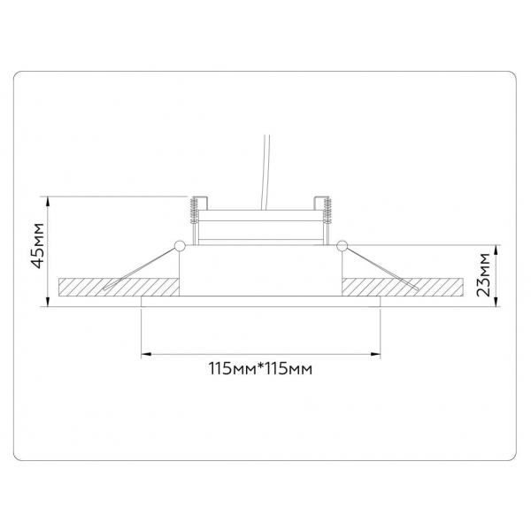 Встраиваемый светильник Ambrella light TECHNO SPOT TN51916