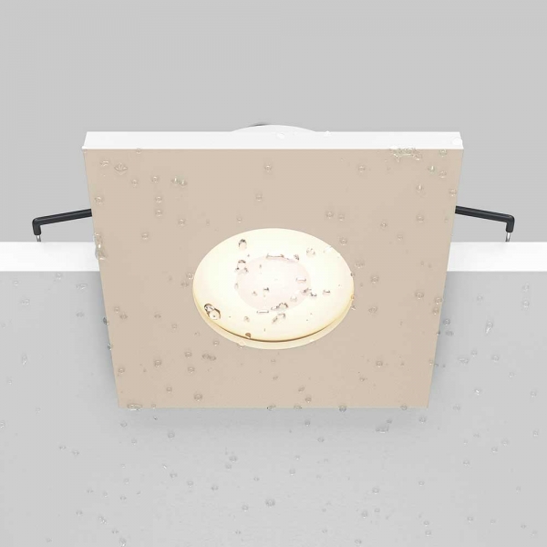 Встраиваемый светильник Maytoni Technical DL083-01-GU10-SQ-W