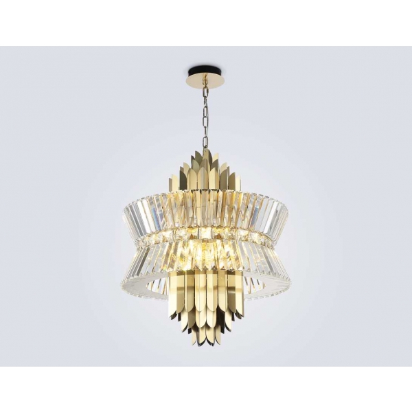 Подвесная люстра с хрусталем Ambrella light High Light LH41017