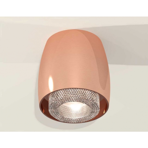 Комплект накладного светильника Ambrella light Techno Spot XS1144010 PPG/CL золото розовое полированное/прозрачный (C1144, N7191)