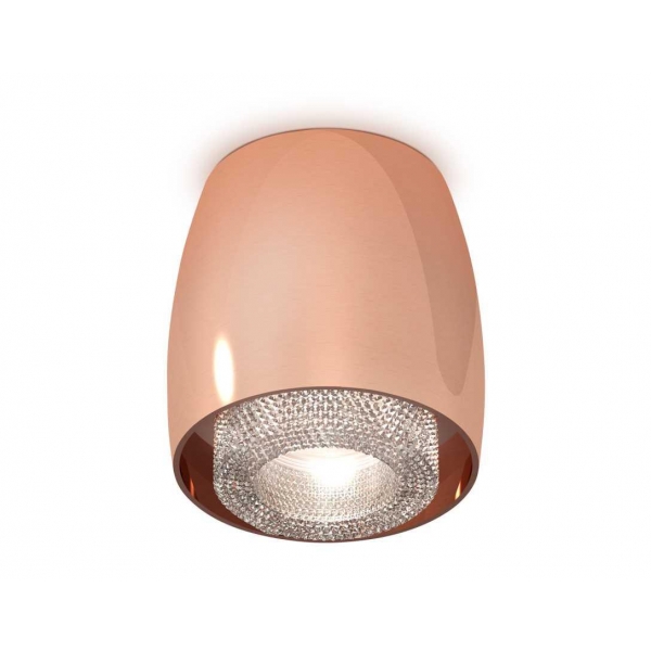 Комплект накладного светильника Ambrella light Techno Spot XS1144010 PPG/CL золото розовое полированное/прозрачный (C1144, N7191)