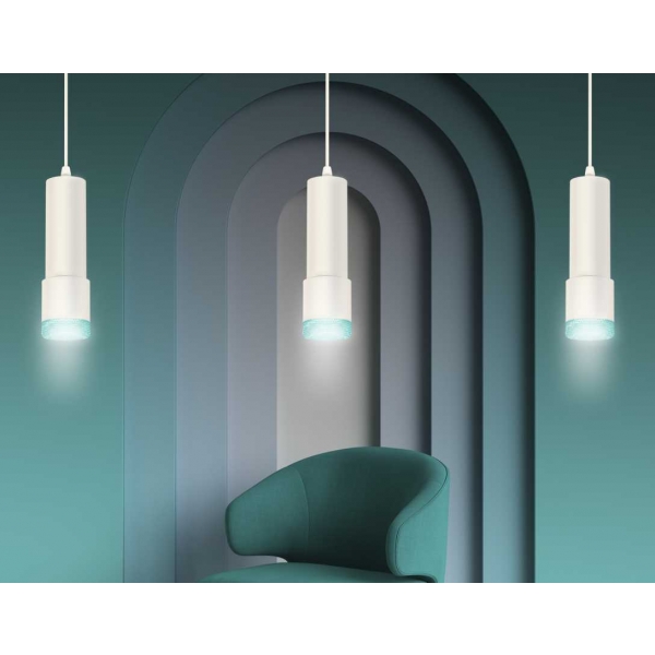 Комплект подвесного светильника Ambrella light Techno Spot XP7401004 SWH/BL белый песок/голубой (A2301, C6342, A2030, C7401, N7194)