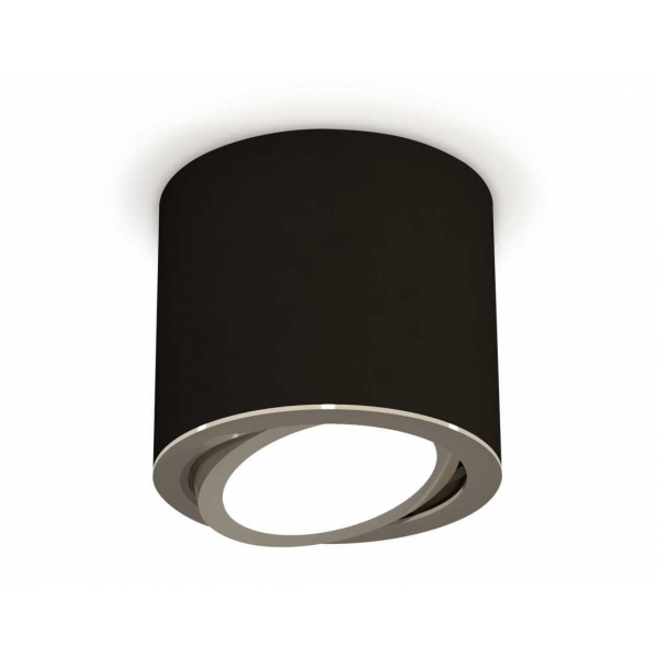 Комплект накладного светильника Ambrella light Techno Spot XS7402002 SBK/PSL черный песок/серебро полированное (C7402, N7003)