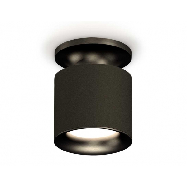Комплект накладного светильника Ambrella light Techno Spot XS7402061 SBK/PBK черный песок/черный полированный (N7926, C7402, N7011)