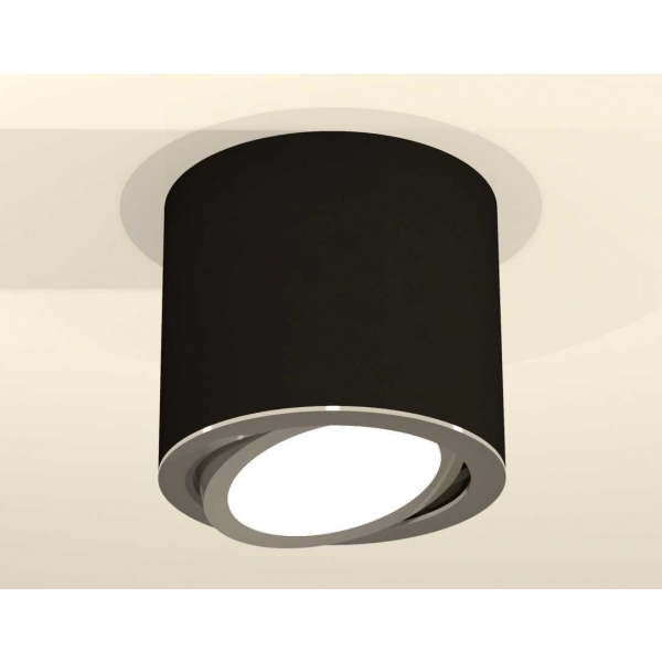 Комплект накладного светильника Ambrella light Techno Spot XS7402002 SBK/PSL черный песок/серебро полированное (C7402, N7003)