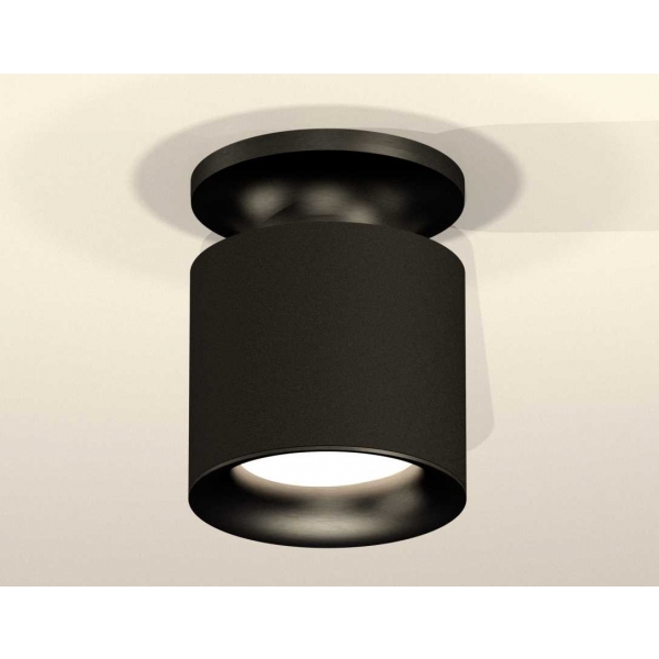 Комплект накладного светильника Ambrella light Techno Spot XS7402061 SBK/PBK черный песок/черный полированный (N7926, C7402, N7011)