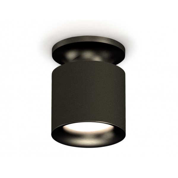 Комплект накладного светильника Ambrella light Techno Spot XS7402061 SBK/PBK черный песок/черный полированный (N7926, C7402, N7011)