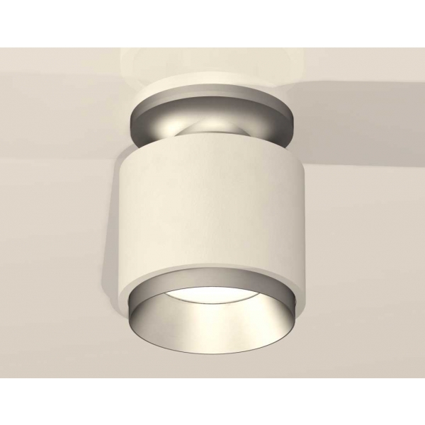 Комплект накладного светильника Ambrella light Techno Spot XS7510100 SWH/MCH белый песок/хром матовый (N7928, C7510, N7033)