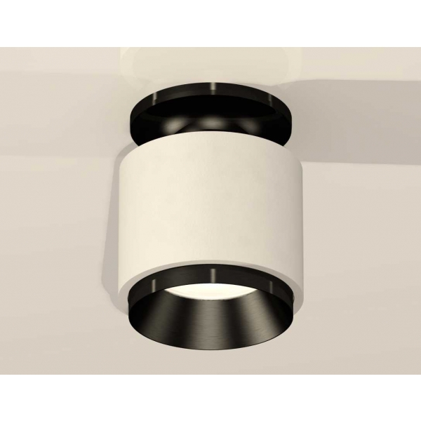 Комплект накладного светильника Ambrella light Techno Spot XS7510060 SWH/PBK белый песок/черный полированный (N7926, C7510, N7031)