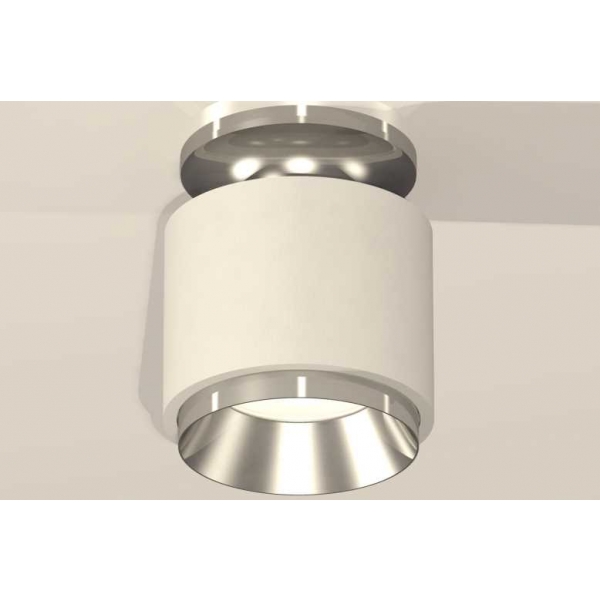 Комплект накладного светильника Ambrella light Techno Spot XS7510080 SWH/PSL белый песок/серебро полированное (N7927, C7510, N7032)