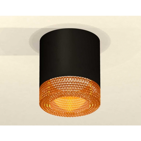 Комплект накладного светильника Ambrella light Techno Spot XS7402014 SBK/CF черный песок/кофе (C7402, N7195)