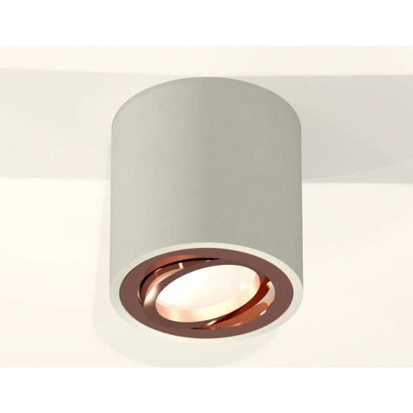 Комплект накладного светильника Ambrella light Techno Spot XS7533005 SGR/PPG серый песок/золото розовое полированное (C7533, N7005)