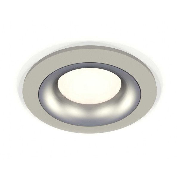 Комплект встраиваемого светильника Ambrella light Techno Spot XC7623004 SGR/MCH серый песок/хром матовый (C7623, N7013)