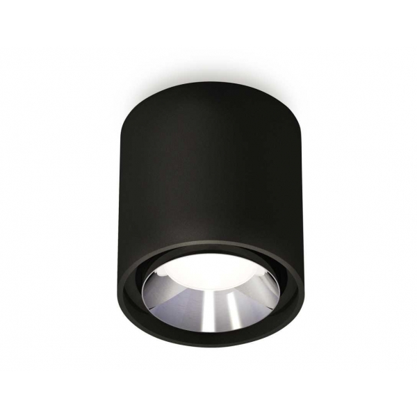 Комплект накладного светильника Ambrella light Techno Spot XS7723003 SBK/PSL черный песок/серебро полированное (C7723, N7032)
