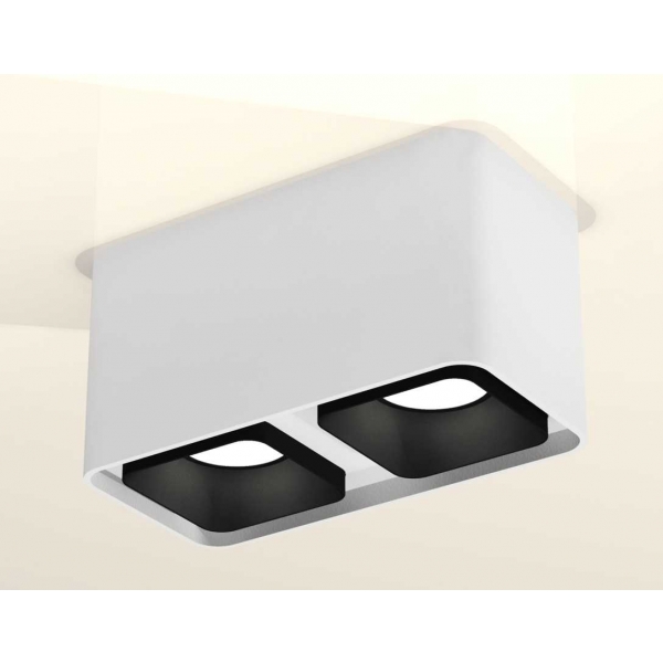 Комплект накладного светильника Ambrella light Techno Spot XS7850002 SWH/SBK белый песок/черный песок (C7850, N7702)