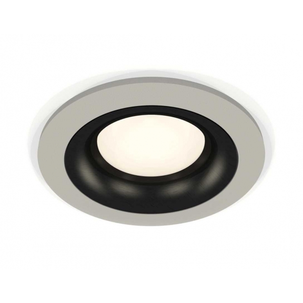 Комплект встраиваемого светильника Ambrella light Techno Spot XC7623002 SGR/PBK серый песок/черный полированный (C7623, N7011)