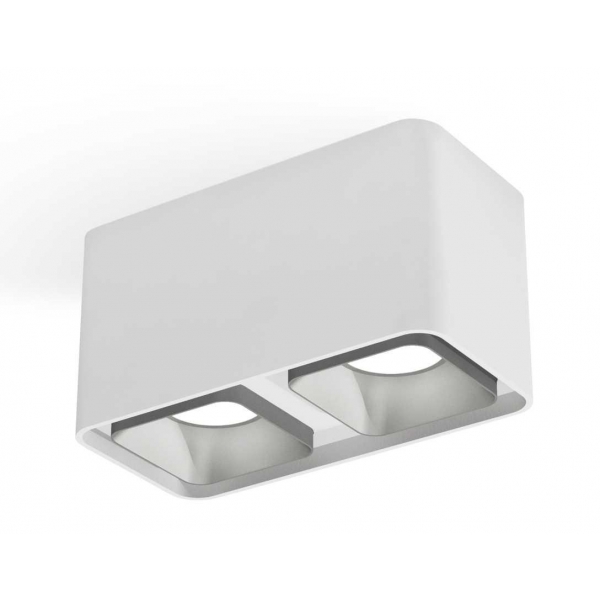 Комплект накладного светильника Ambrella light Techno Spot XS7850003 SWH/SSL белый песок/серебро песок (C7850, N7703)