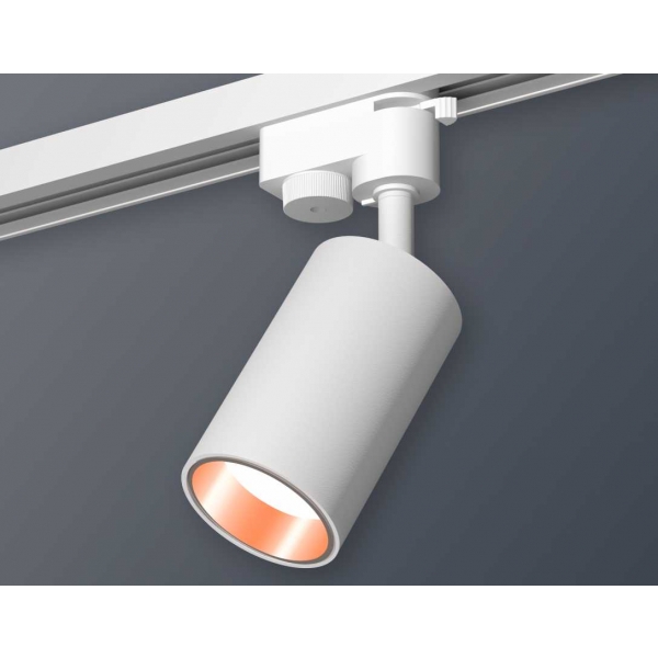 Комплект трекового светильника Ambrella light Track System XT6322024 SWH/PPG белый песок/золото розовое полированное (A2520, C6322, N6114)