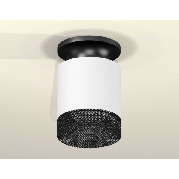 Комплект накладного светильника Ambrella light Techno Spot XS7401084 SWH/PBK/BK белый песок/черный полированный/тонированный (N7926, C7401, N7192)