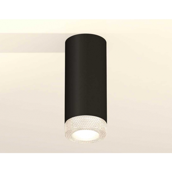 Комплект накладного светильника Ambrella light Techno Spot XS7443010 SBK/CL черный песок/прозрачный (C7443, N7191)
