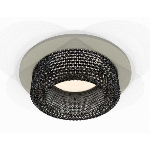 Комплект встраиваемого светильника Ambrella light Techno Spot XC7623021 SGR/BK серый песок/тонированный (C7623, N7192)