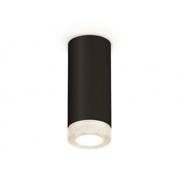 Комплект накладного светильника Ambrella light Techno Spot XS7443010 SBK/CL черный песок/прозрачный (C7443, N7191)