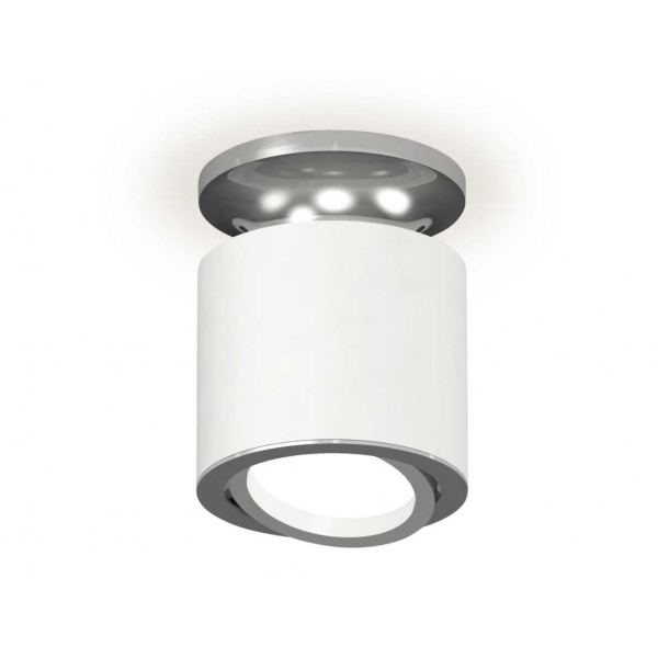 Комплект накладного светильника Ambrella light Techno Spot XS7401100 SWH/PSL белый песок/серебро полированное (N7927, C7401, N7003)