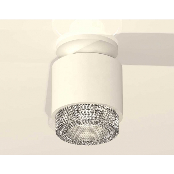 Комплект накладного светильника Ambrella light Techno Spot XS7510042 SWH/CL белый песок/прозрачный (N7925, C7510, N7191)