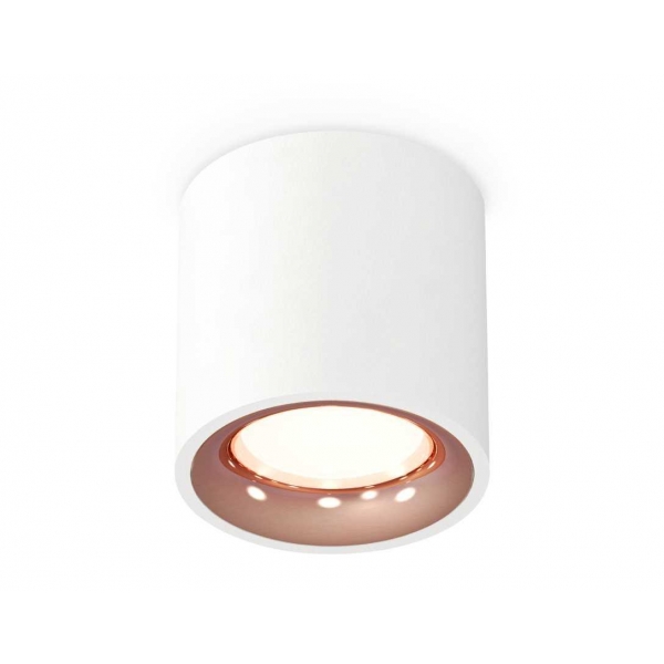 Комплект накладного светильника Ambrella light Techno Spot XS7531025 SWH/PPG белый песок/золото розовое полированное (C7531, N7015)
