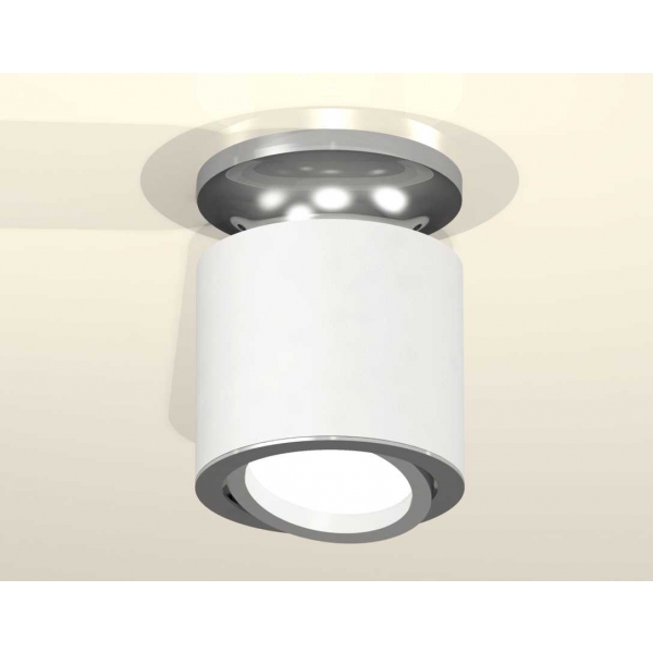 Комплект накладного светильника Ambrella light Techno Spot XS7401100 SWH/PSL белый песок/серебро полированное (N7927, C7401, N7003)