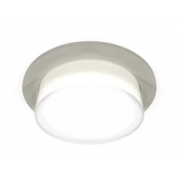 Комплект встраиваемого светильника Ambrella light Techno Spot XC7623040 SGR/FR/CL серый песок/белый матовый/прозрачный (C7623, N7160)