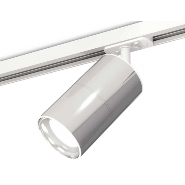 Комплект трекового светильника Ambrella light Track System XT7405001 PSL/SWH серебро полированное/белый песок (A2536, C7405, A2070, C7405, N7022)