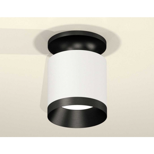 Комплект накладного светильника Ambrella light Techno Spot XS7401083 SWH/PBK белый песок/черный полированный (N7926, C7401, N7031)