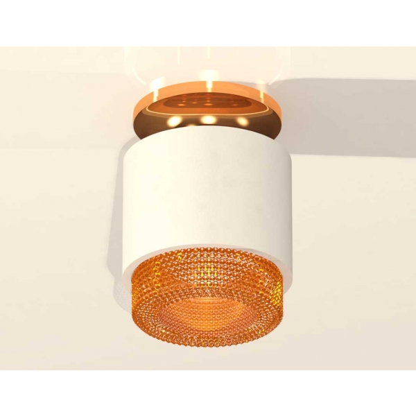 Комплект накладного светильника Ambrella light Techno Spot XS7510122 SWH/CF белый песок/кофе (N7929, C7510, N7195)