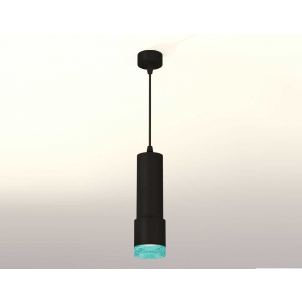 Комплект подвесного светильника Ambrella light Techno Spot XP7402004 SBK/BL черный песок/голубой (A2302, C6343, A2030, C7402, N7194)