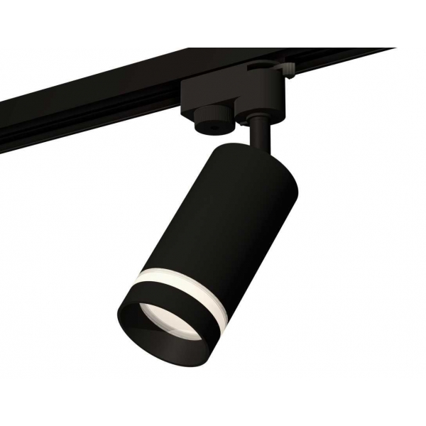 Комплект трекового светильника Ambrella light Track System XT6323111 SBK/FR черный песок/белый матовый (A2521, C6323, N6229)