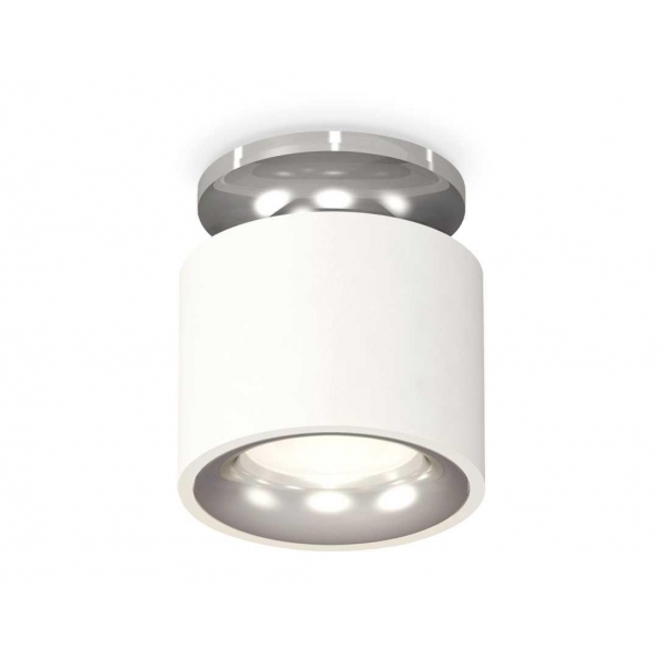 Комплект накладного светильника Ambrella light Techno Spot XS7510081 SWH/PSL белый песок/серебро полированное (N7927, C7510, N7012)