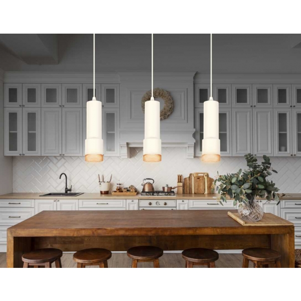 Комплект подвесного светильника Ambrella light Techno Spot XP7401005 SWH/CF белый песок/кофе (A2301, C6342, A2030, C7401, N7195)