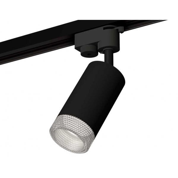 Комплект трекового светильника Ambrella light Track System XT6323080 SBK/CL черный песок/прозрачный (A2521, C6323, N6150)