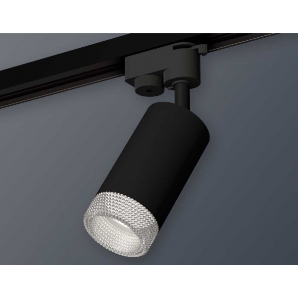 Комплект трекового светильника Ambrella light Track System XT6323080 SBK/CL черный песок/прозрачный (A2521, C6323, N6150)