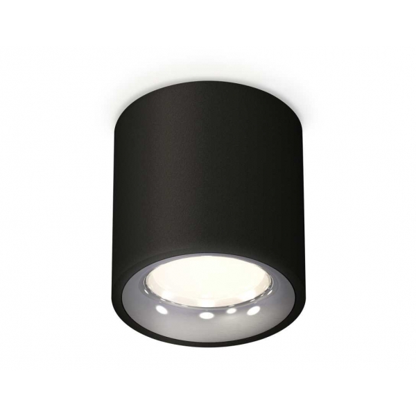 Комплект накладного светильника Ambrella light Techno Spot XS7532022 SBK/PSL черный песок/серебро полированное (C7532, N7012)