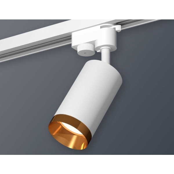 Комплект трекового светильника Ambrella light Track System XT6322064 SWH/PYG белый песок/золото желтое полированное (A2520, C6322, N6134)
